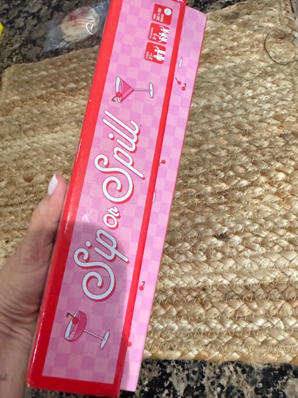 Sip or Spill Girls' Night Party Game - Pink - Picture 3 of 3
